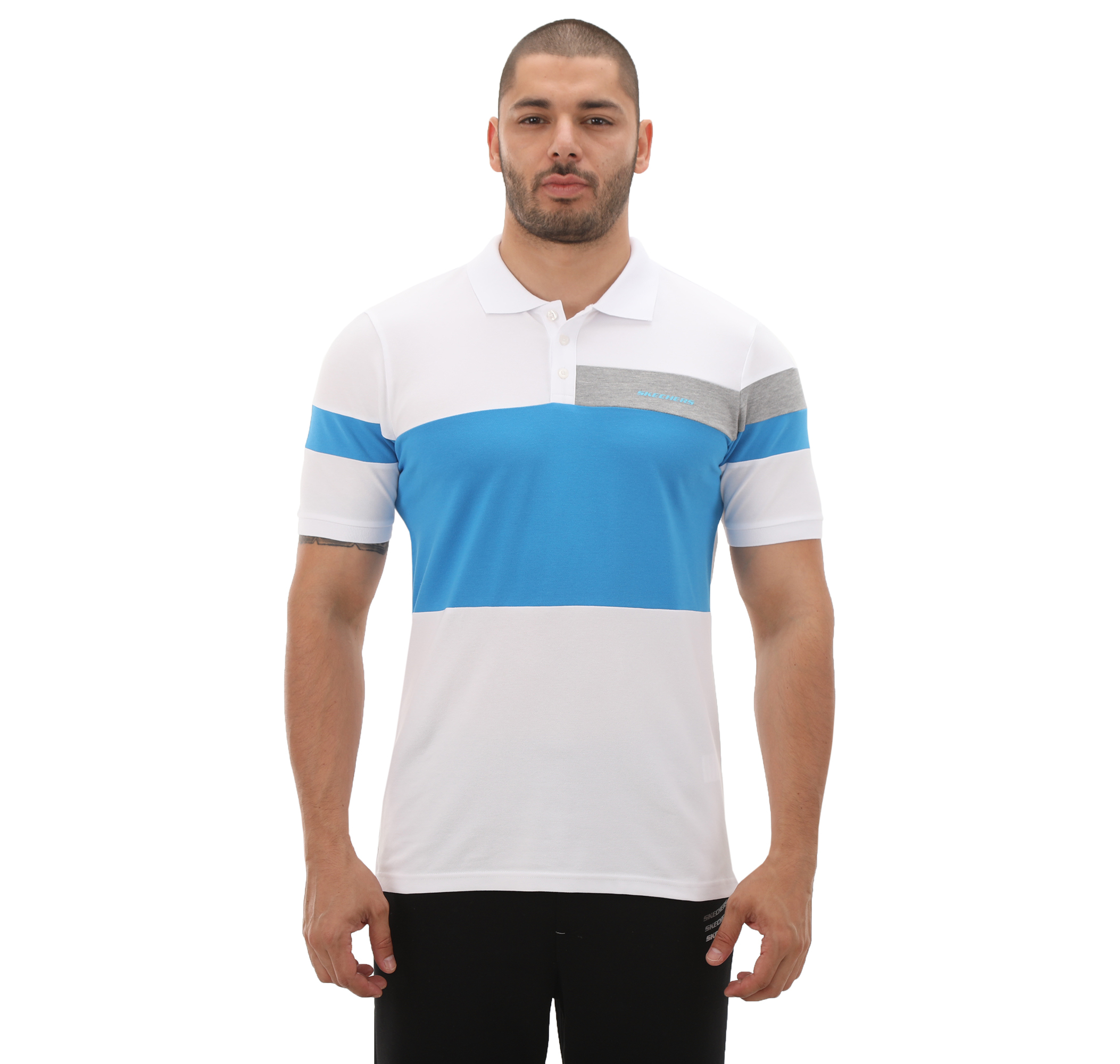 Мужская футболка Skechers Polo Shirt M Short Sleeve