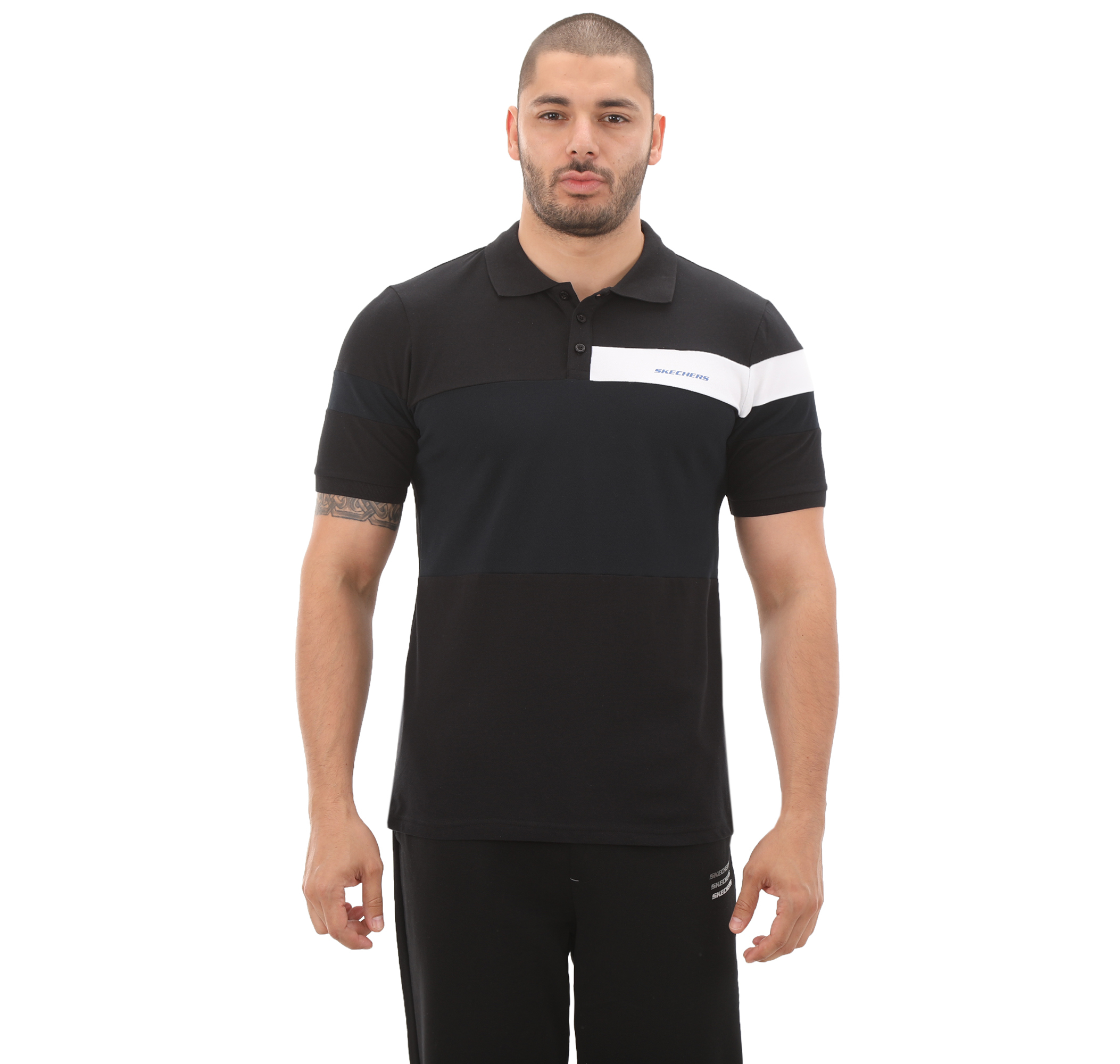 Мужская футболка Skechers Polo Shirt M Short Sleeve