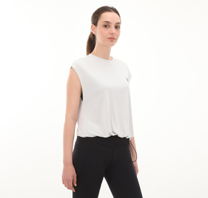 Skechers Soft Touch W Tank T-Shirt Kadın T-Shirt Beyaz