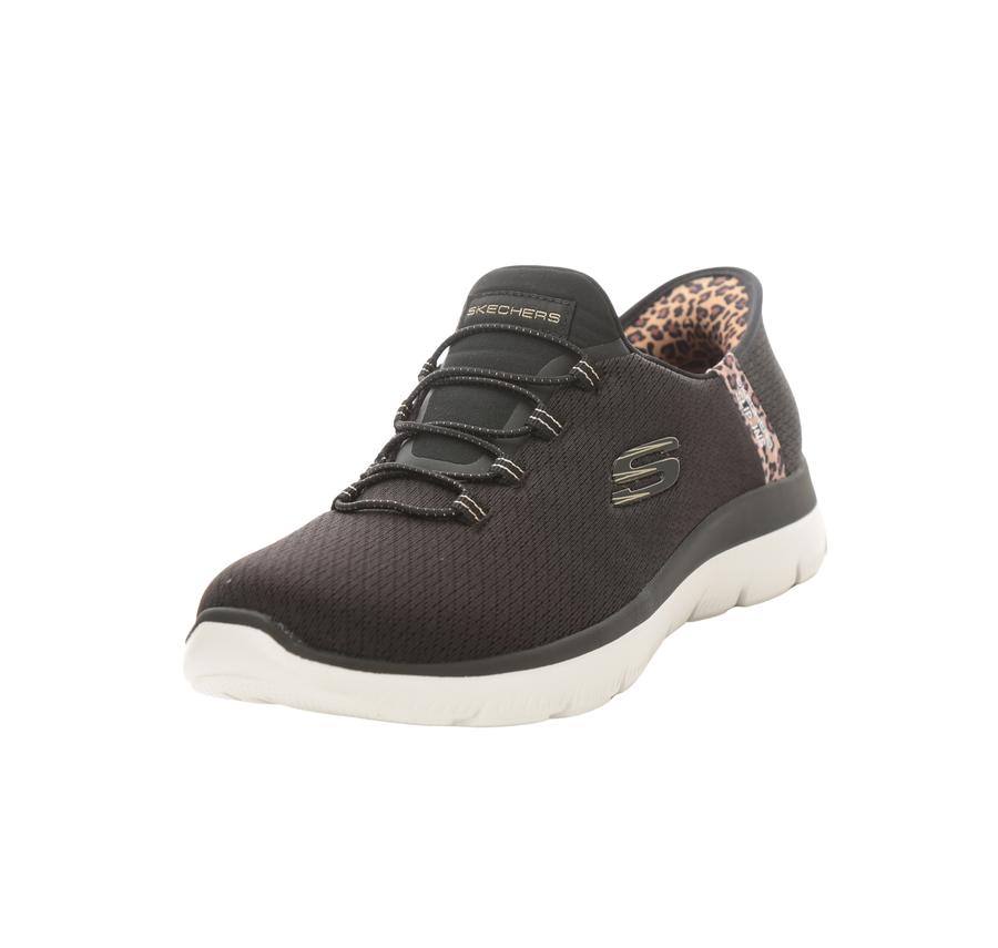 Skechers Summıts Leopard Chıc Kadın Spor Ayakkabı Antrasit Skechers Summıts Leopard Chıc Kadın Spor Ayakkabı Antrasit