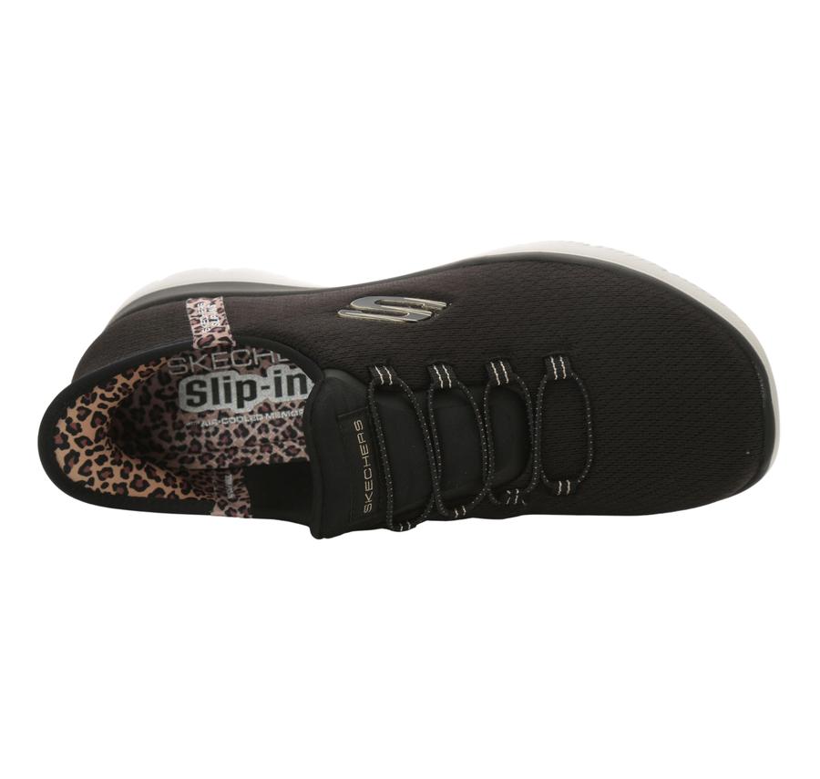 Skechers Summıts Leopard Chıc Kadın Spor Ayakkabı Antrasit Skechers Summıts Leopard Chıc Kadın Spor Ayakkabı Antrasit