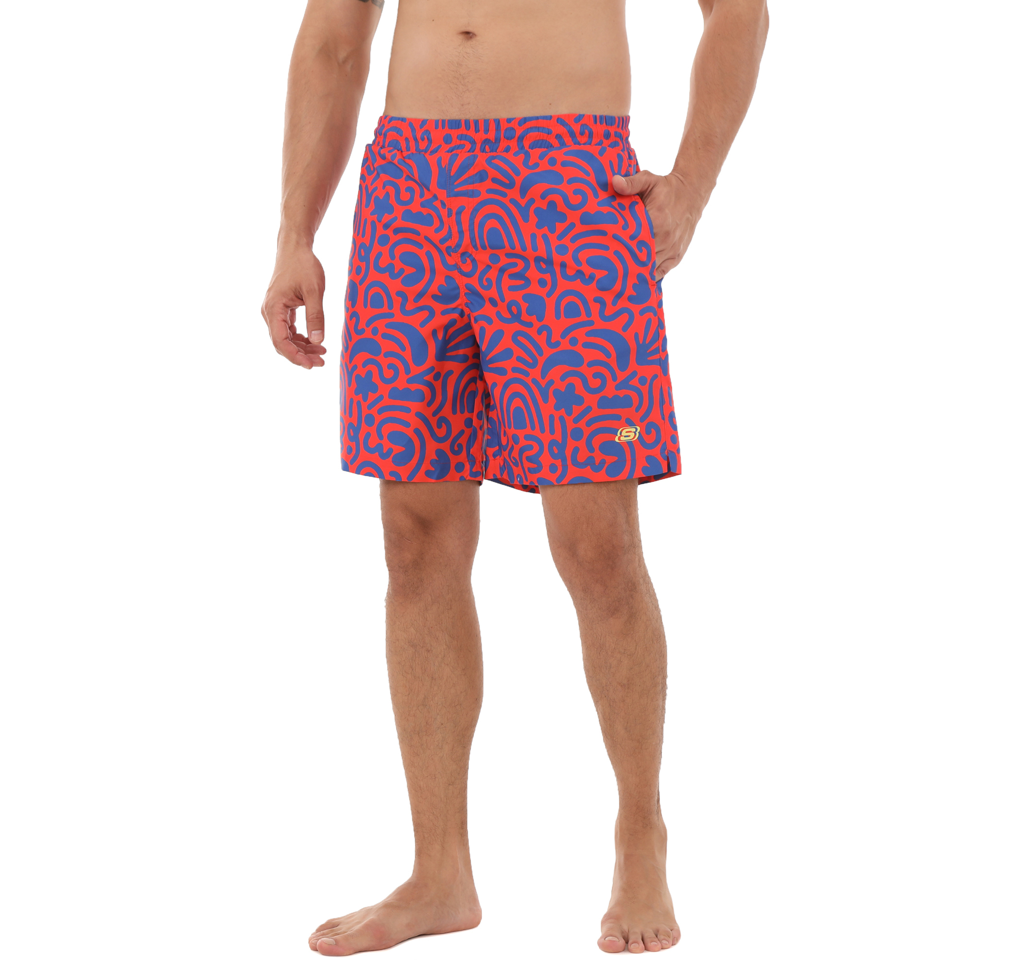 Мужские шорты Skechers Swimwear M 7 İnch Swimshort Mayo