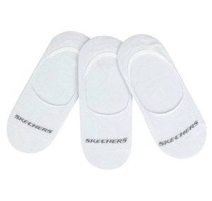 Skechers U Skx No Show Socks 3 Pack Çorap Beyaz