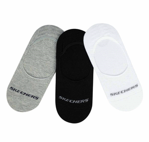 Skechers U Skx No Show Socks 3 Pack Unisex Çorap Siyah