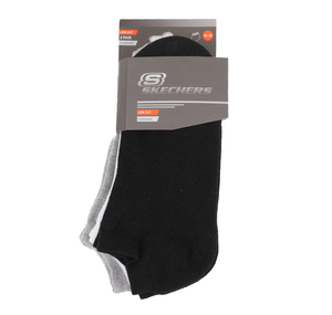 Skechers U Skx Padded Low Cut Socks 3 Pack Unisex Çorap Siyah