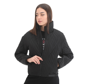 Skechers W All Branded Jacket Kadın Mont Siyah