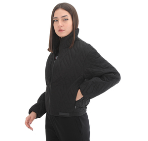 Skechers W All Branded Jacket Kadın Mont Siyah