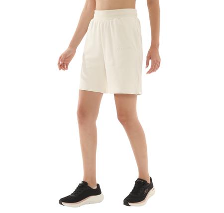 Skechers W Essential 5 Inch Sweatshort Erkek Şort Ve Kapri Beyaz