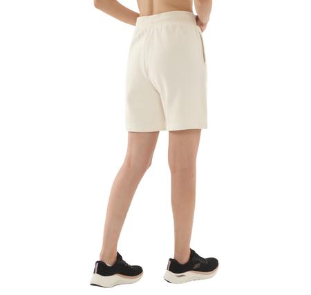 Skechers W Essential 5 Inch Sweatshort Erkek Şort Ve Kapri Beyaz