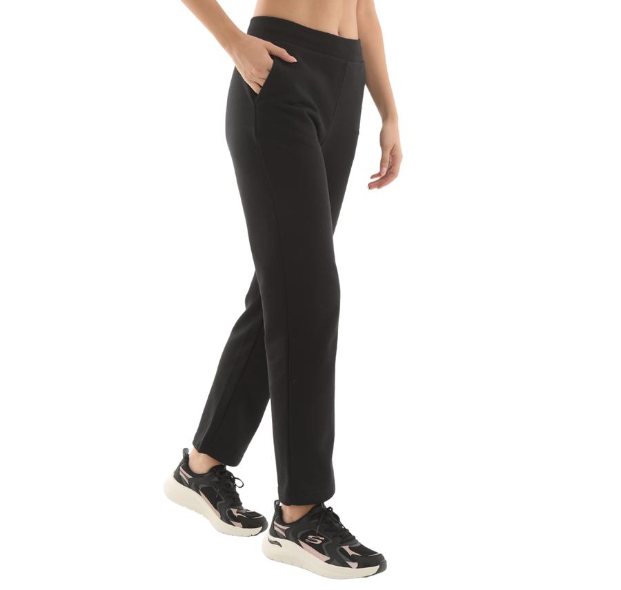 Skechers W Essential Regular Sweatpant Kadın Siyah Skechers W Essential Regular Sweatpant Kadın Siyah