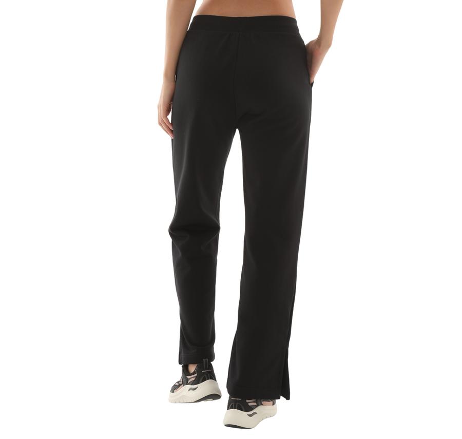 Skechers W Essential Wide Leg Regular Fit Sweatpant Kadın Siyah Skechers W Essential Wide Leg Regular Fit Sweatpant Kadın Siyah