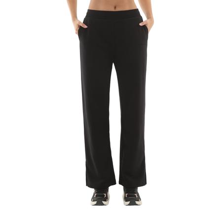Skechers W Essential Wide Leg Regular Fit Sweatpant Kadın Siyah Skechers W Essential Wide Leg Regular Fit Sweatpant Kadın Siyah
