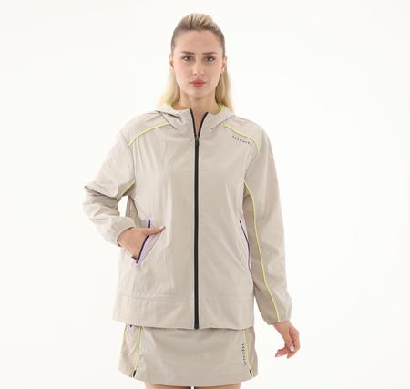 Skechers W Fullzip Jacket Kadın Ceket Krem