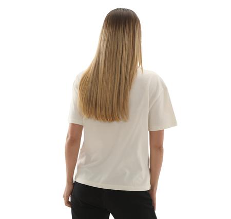 Skechers W Light Fabric T-Shirt Kadın Beyaz Skechers W Light Fabric T-Shirt Kadın Beyaz