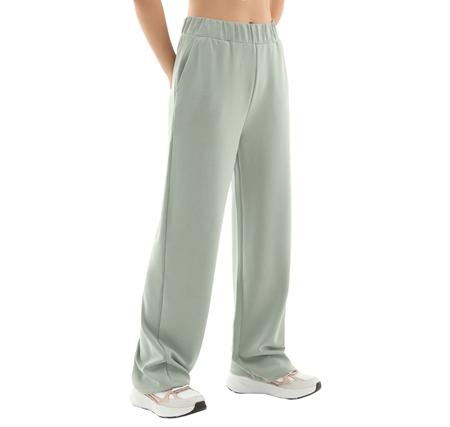 Skechers W Lounge Loose Wide Leg Sweatpant Kadın Eşofman Altı Yeşil Skechers W Lounge Loose Wide Leg Sweatpant Kadın Eşofman Altı Yeşil