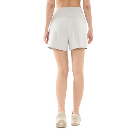 Skechers W Lounge Regular 5 Inch Sweatshort Kadın Şort Ve Kapri Gri