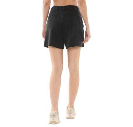 Skechers W Lounge Regular 5 Inch Sweatshort Kadın Şort Ve Kapri Siyah