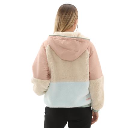 Skechers W Outdoor Fleece Full Zip Sherpa Kadın Ceket Pembe Skechers W Outdoor Fleece Full Zip Sherpa Kadın Ceket Pembe