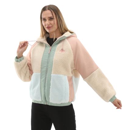 Skechers W Outdoor Fleece Full Zip Sherpa Kadın Ceket Pembe