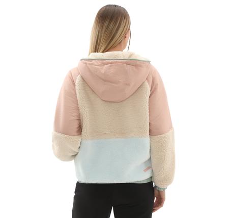 Skechers W Outdoor Fleece Full Zip Sherpa Kadın Ceket Pembe