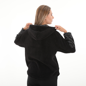 Skechers W Outdoor Fleece Hz Sherpa Sweatshirt Kadın Sweatshirt Siyah