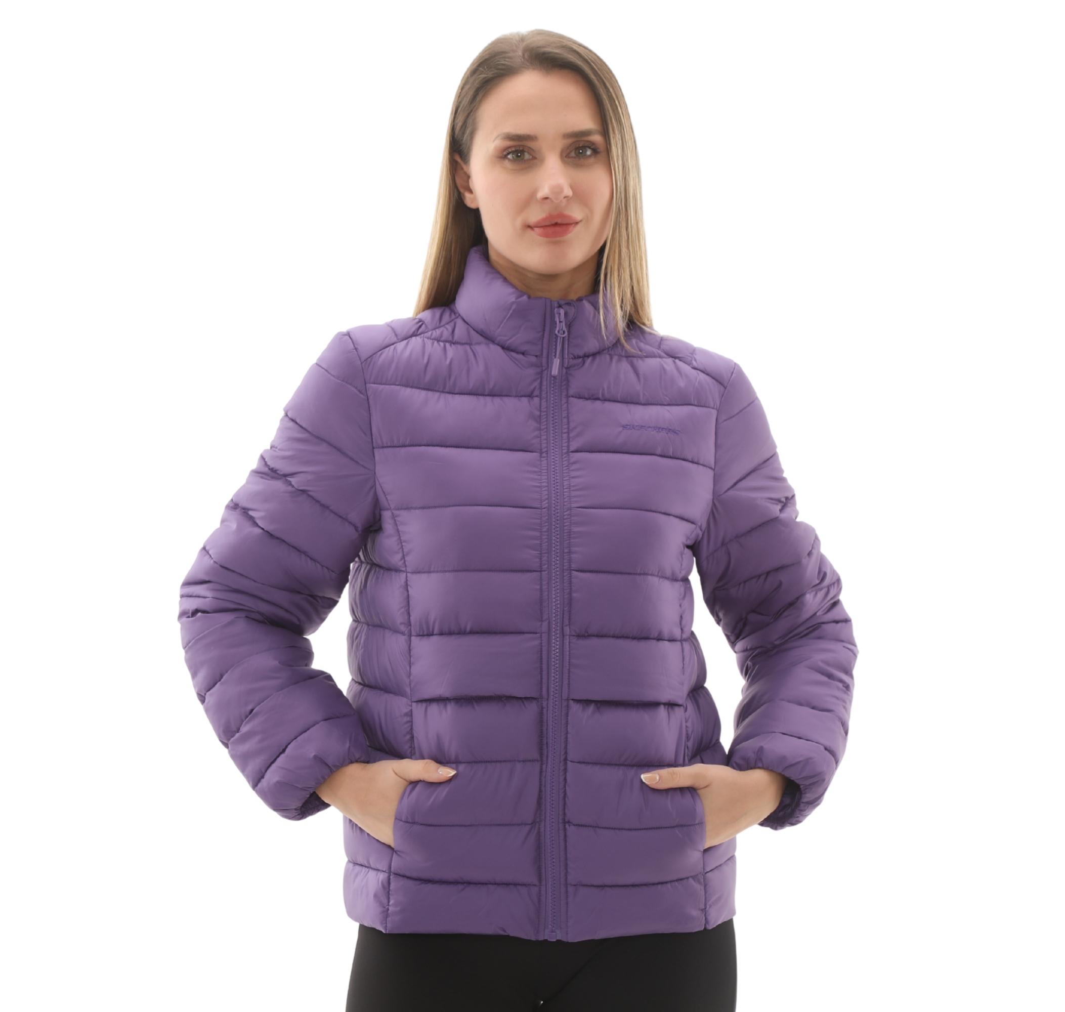 Женская куртка Skechers W Outerwear Pop Up Detailed Padded