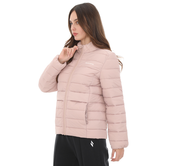 Skechers W Outerwear Pop Up Detailed Padded Jacket Kadın Ceket Pembe Skechers W Outerwear Pop Up Detailed Padded Jacket Kadın Ceket Pembe