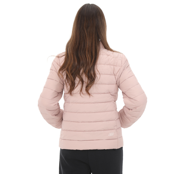 Skechers W Outerwear Pop Up Detailed Padded Jacket Kadın Ceket Pembe Skechers W Outerwear Pop Up Detailed Padded Jacket Kadın Ceket Pembe