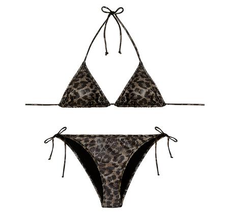 Slipstop Zeyna Bikini Kadın Mayo Kahve