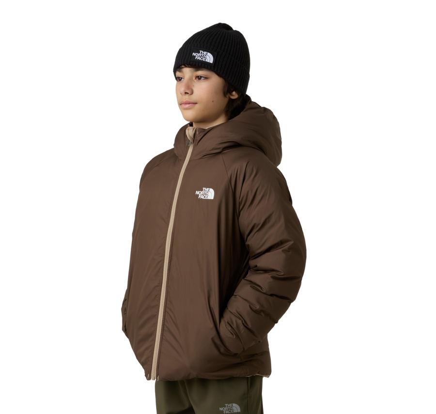 The North Face B Reversıble Perrıto Hooded Jacket Çocuk Mont Sütlü Kahve The North Face B Reversıble Perrıto Hooded Jacket Çocuk Mont Sütlü Kahve