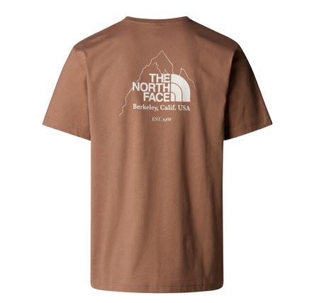 The North Face M Bıner Graphıc 4 Tee Erkek T-Shirt Kahve