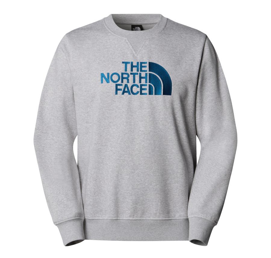 The North Face M Drew Peak Regular Crew Erkek Sweatshirt Gri The North Face M Drew Peak Regular Crew Erkek Sweatshirt Gri