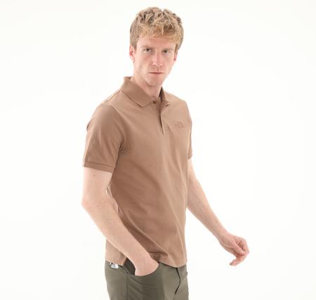 The North Face M Essentıal Regular Polo Erkek T-Shirt Kahve
