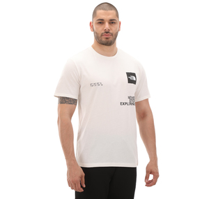The North Face M Foundatıon Coordınates Graphıc Tee Erkek T-Shirt Beyaz
