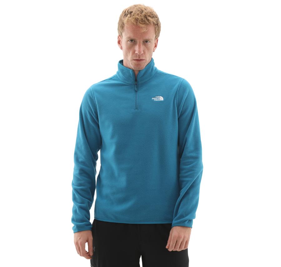 The North Face M Glacıer Fleece 1-4 Zıp Jacket Erkek Ceket Mavi The North Face M Glacıer Fleece 1-4 Zıp Jacket Erkek Ceket Mavi