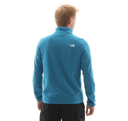 The North Face M Glacıer Fleece 1-4 Zıp Jacket Erkek Ceket Mavi