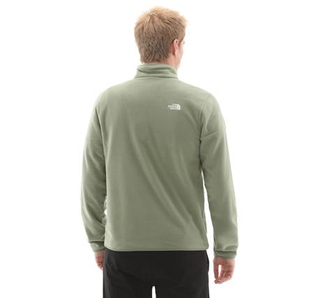 The North Face M Glacıer Fleece 1-4 Zıp Jacket Erkek Sweatshirt Haki