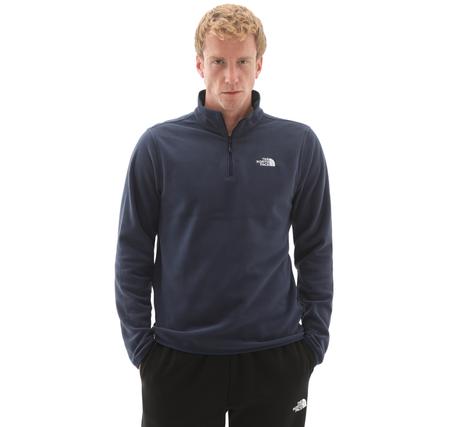 The North Face M Glacıer Fleece 1-4 Zıp Jacket Erkek Sweatshirt Lacivert The North Face M Glacıer Fleece 1-4 Zıp Jacket Erkek Sweatshirt Lacivert