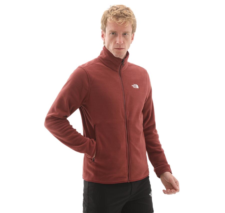 The North Face M Glacıer Fleece Jacket Erkek Ceket Bordo The North Face M Glacıer Fleece Jacket Erkek Ceket Bordo