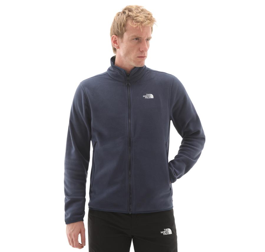 The North Face M Glacıer Fleece Jacket Erkek Ceket Lacivert The North Face M Glacıer Fleece Jacket Erkek Ceket Lacivert