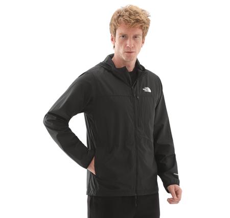 The North Face M Hıgher Run Wınd Jacket Erkek Yağmurluk-Rüzgarlık Siyah