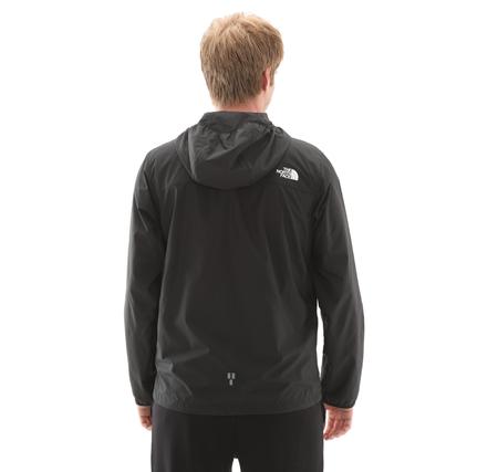 The North Face M Hıgher Run Wınd Jacket Erkek Yağmurluk-Rüzgarlık Siyah