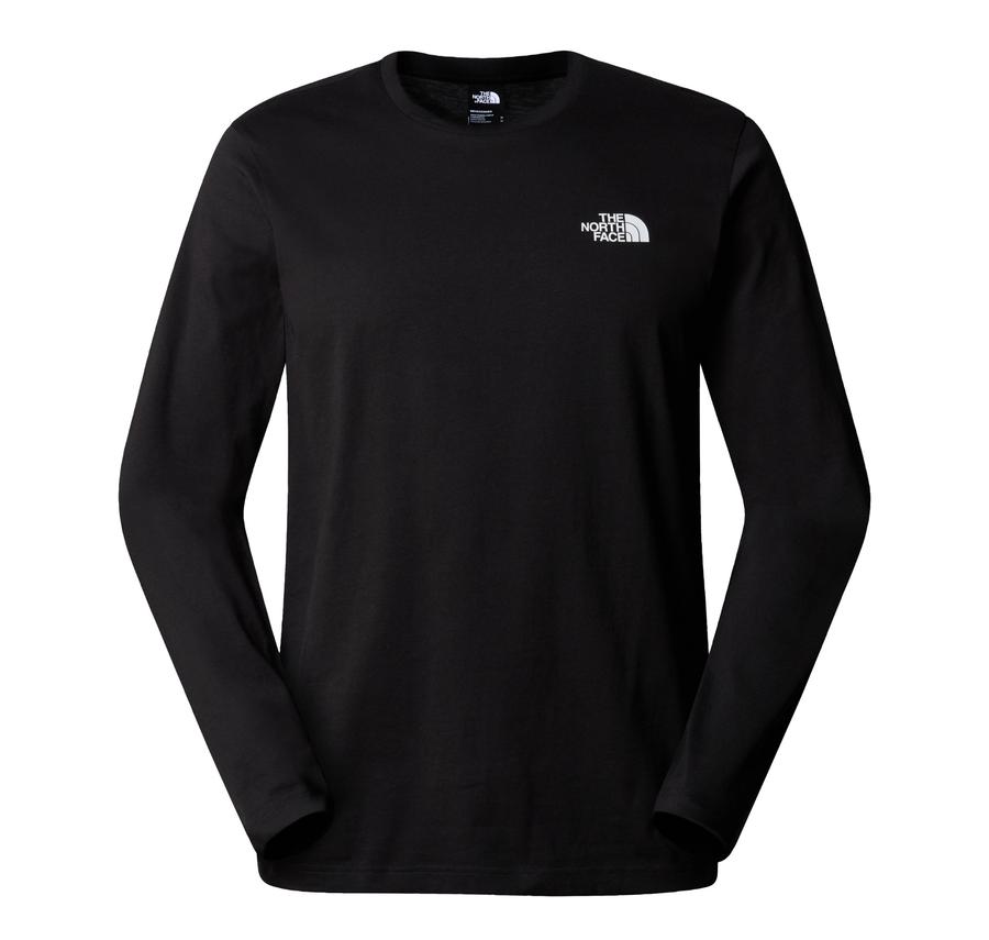 The North Face M L-S Sımple Dome Tee Erkek Sweatshirt Siyah The North Face M L-S Sımple Dome Tee Erkek Sweatshirt Siyah