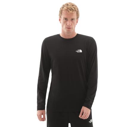 The North Face M L-S Sımple Dome Tee Erkek Sweatshirt Siyah The North Face M L-S Sımple Dome Tee Erkek Sweatshirt Siyah