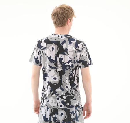 The North Face M Ma 24-7 S-S Tee Aop Erkek T-Shirt Gri