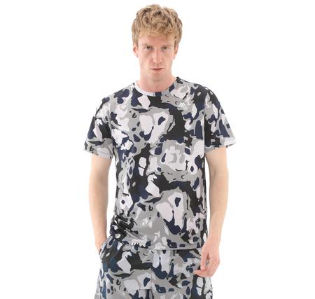 The North Face M Ma 24-7 S-S Tee Aop Erkek T-Shirt Gri