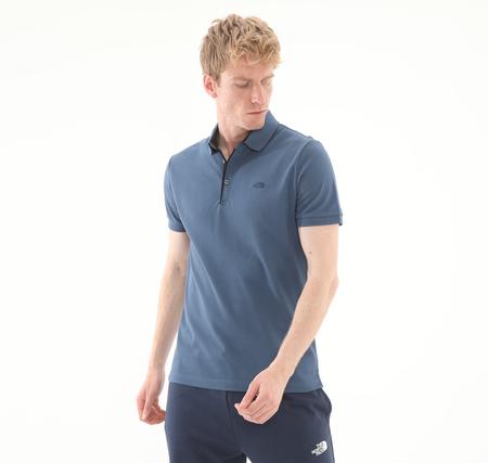 The North Face M Premıum Slım Polo Erkek T-Shirt Lacivert