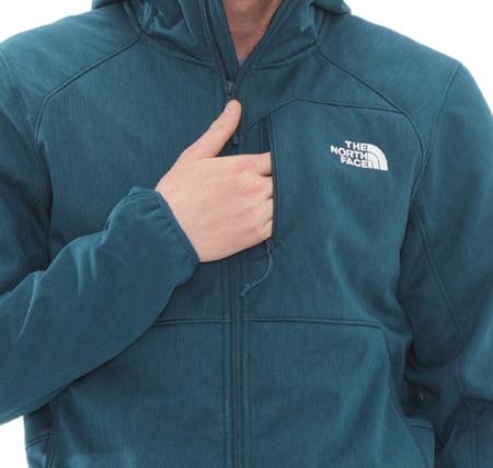The North Face M Quest Hooded Softshell Erkek Ceket Mavi
