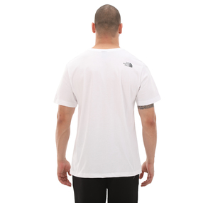 The North Face M S-S Mountaın Lıne Tee Erkek T-Shirt Beyaz