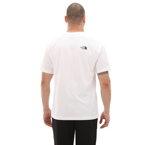 The North Face M S-S Raglan Redbox Tee Erkek T-Shirt Beyaz